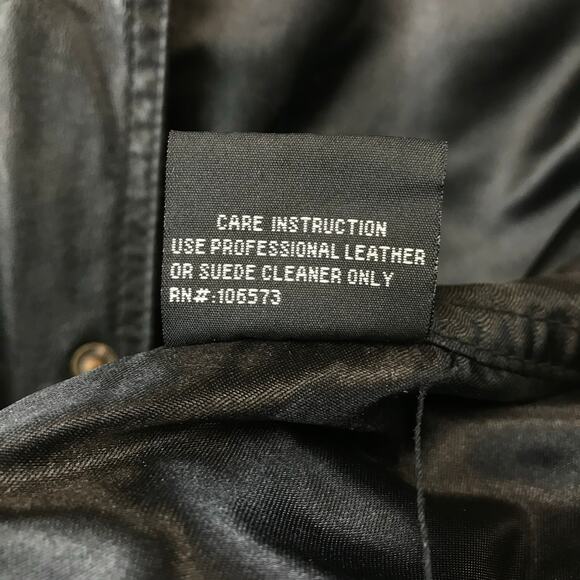 Vintage Leather Motorcycle Vest Mens Eagle USA Flag Patch Logo Small - Picture 9 of 10